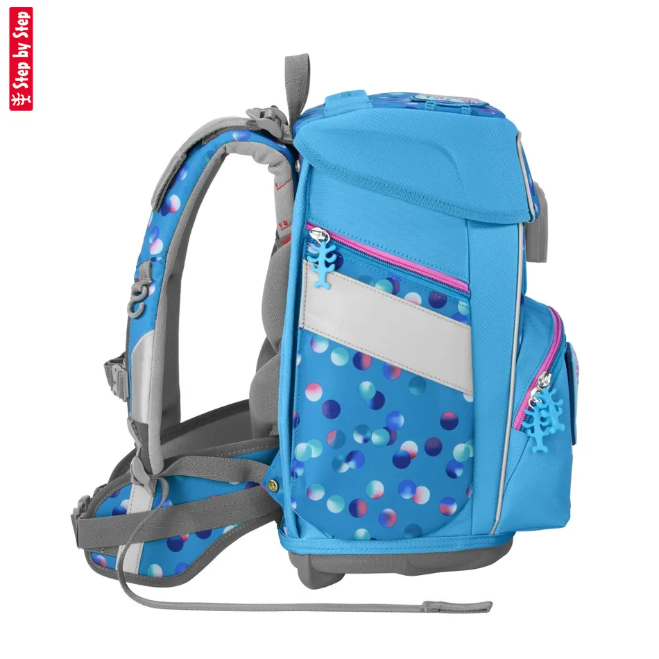 Školská aktovka Step by Step SPACE, Dolphin Finja – 5-dielny set, AGR certifikát