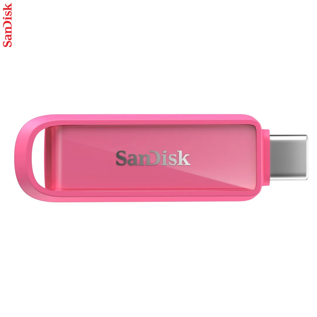 SanDisk Phone Drive 256 GB, USB-C Seastar Pink