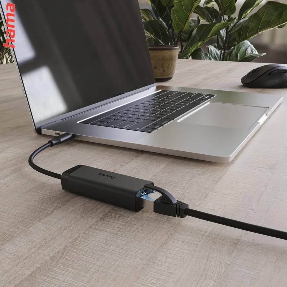 Hama USB LAN adaptér USB-C - RJ45, 2,5 Gb/s