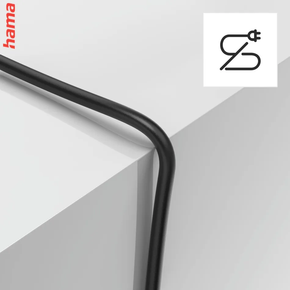 Hama HDMI kabel High Speed 4K 1,5 m, otočné vidlice (2 osi)