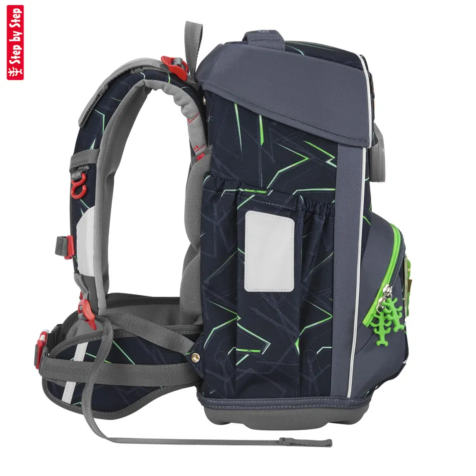 Školská aktovka-taška Step by Step GIANT, Ninja Kimo - 5-dielny set, AGR certifikát