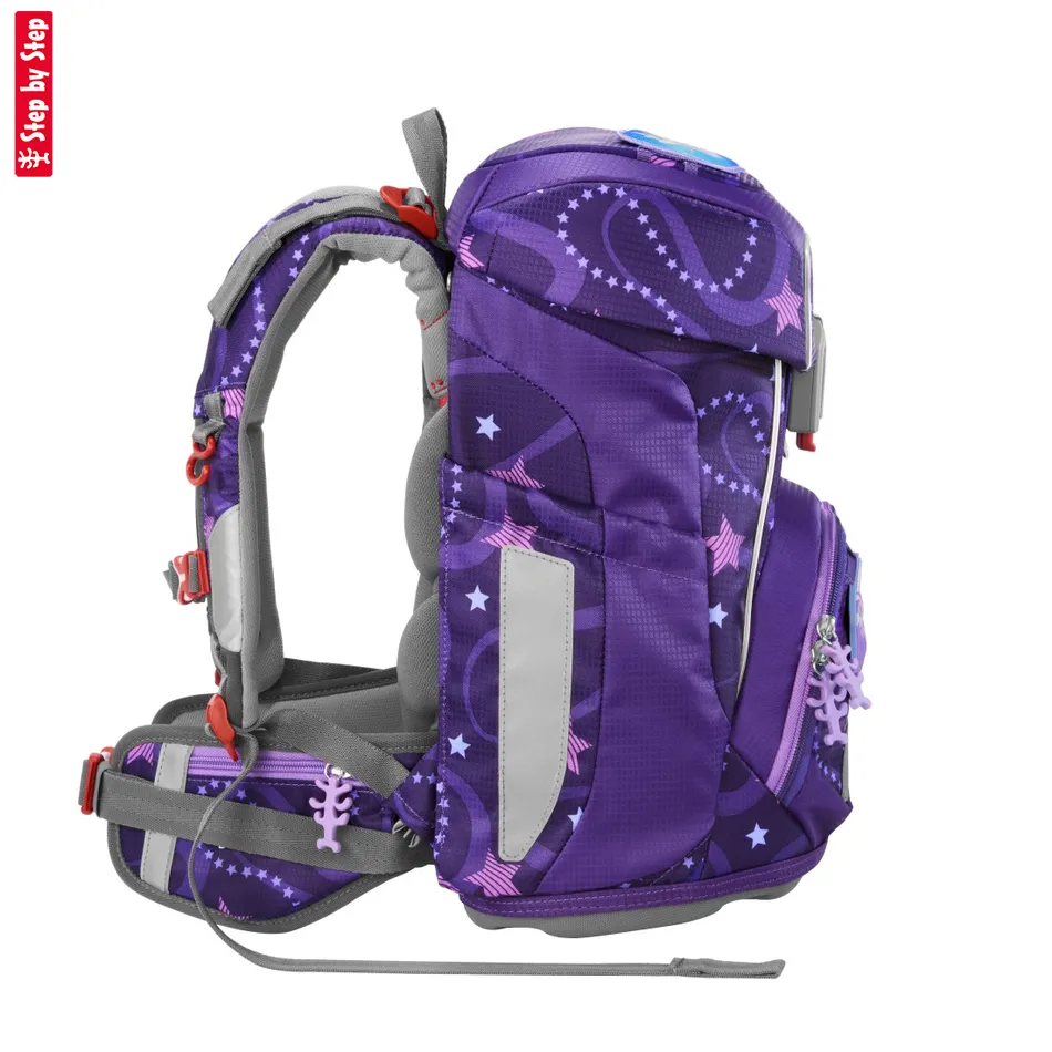 Školská aktovka Step by Step FIT, Pegasus Emily - 5-dielny set, AGR certifikát