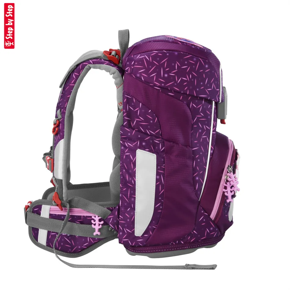 Školská aktovka Step by Step FIT, Pretty Unicorn Nuala - 5-dielny set, AGR certifikát