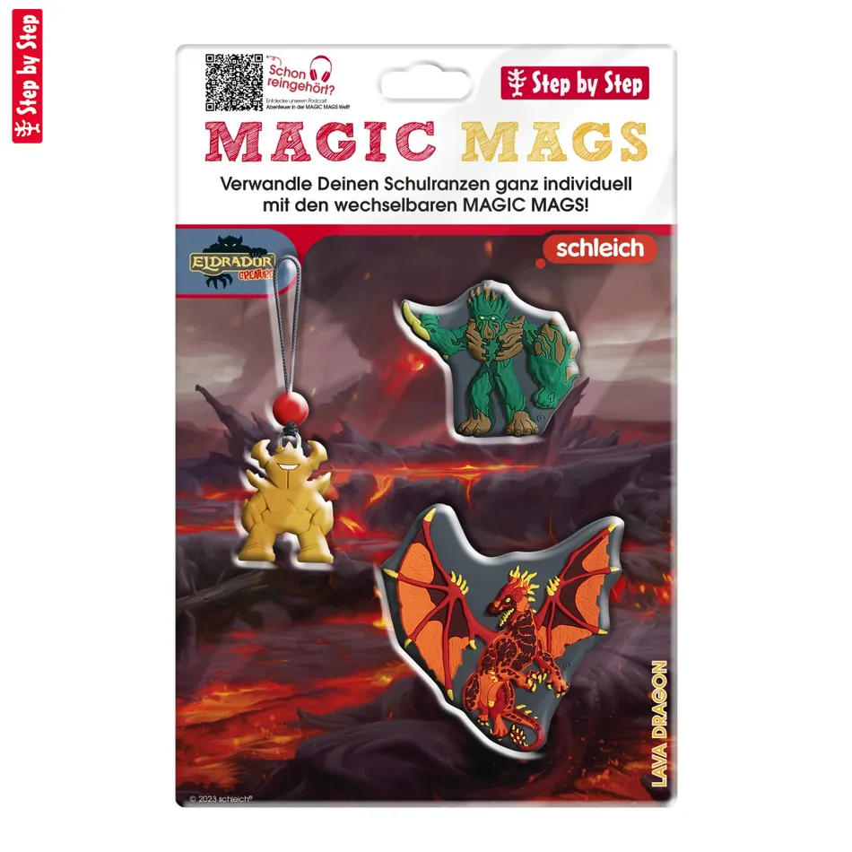 Doplnkový set obrázkov MAGIC MAGS schleich, Eldrador Creatures, Lava Dragon