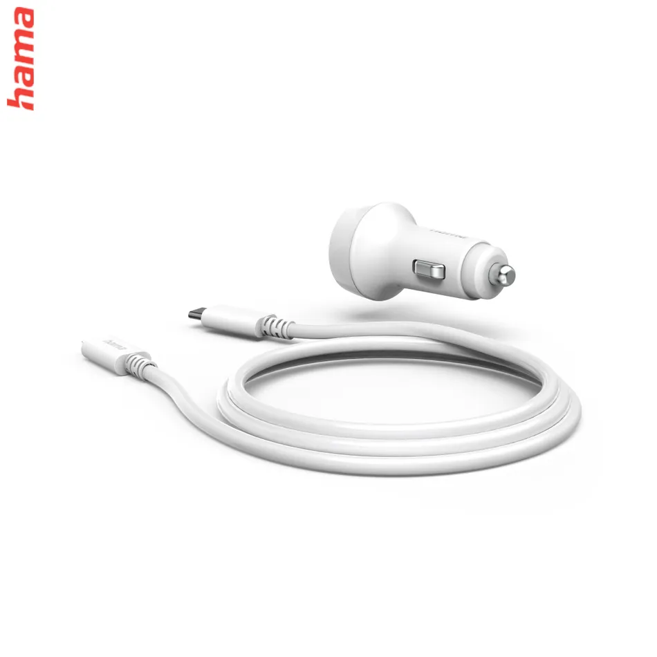 Hama rýchla USB nabíjačka do vozidla USB-C PD, USB-A QC, 38 W