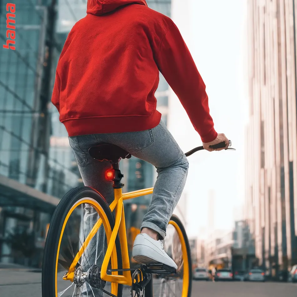 Svetlo na bicykel Hama cyklo set predné a zadné LED svetlo, batériové, StVZO certifikácia