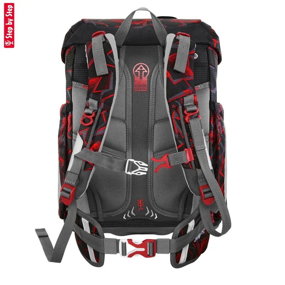 Step by Step školská taška FIT Ninja Yuma – 5-dielny set s AGR certifikátom