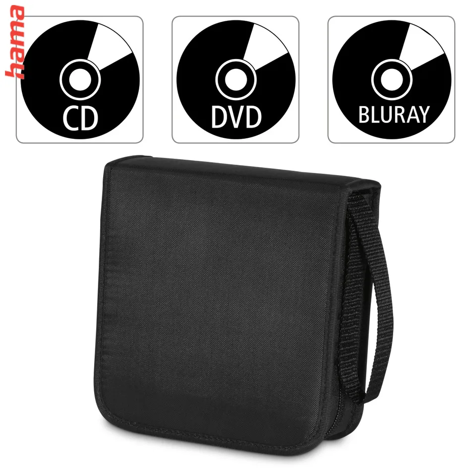 Hama Obal na CD/DVD/Blu-ray, 40 ks, čierny