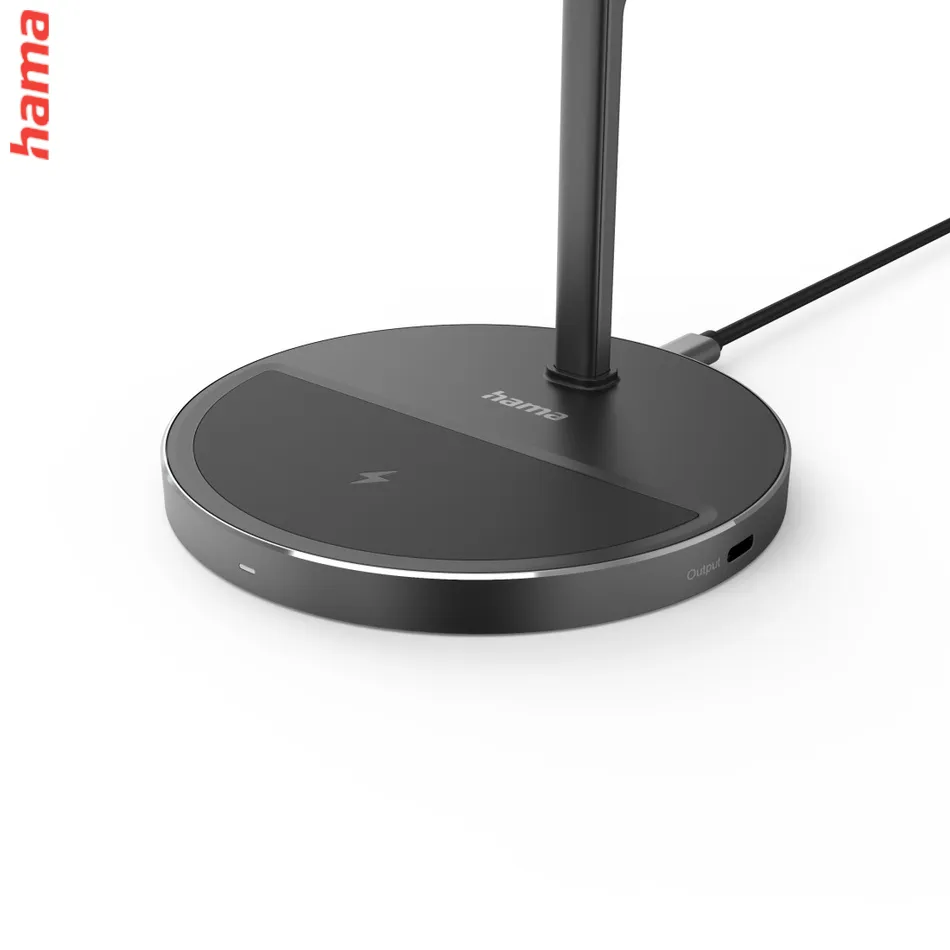 Hama bezdrôtová nabíjačka s držiakom 3v1, Qi2 15 W, USB-C adaptér 45 W