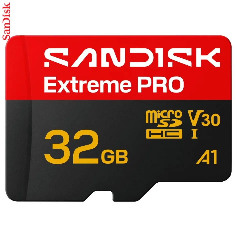 SanDisk microSDHC Extreme PRO 32GB (UHS-I, R100MB/s / W90MB/s, 5K, 4K UHD) + Ad