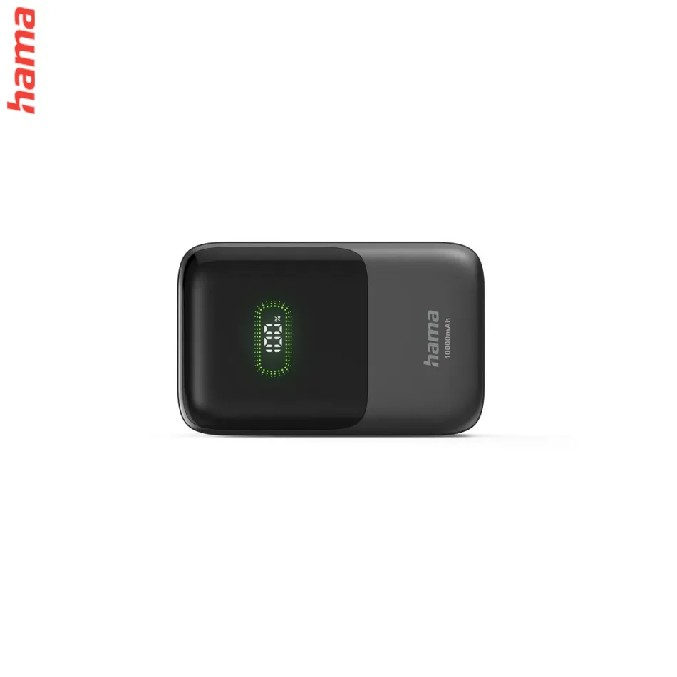 Hama Roll Up powerbanka, 10000 mAh, 20 W, 1x USB-C, 1x USB-A, navíjací kábel