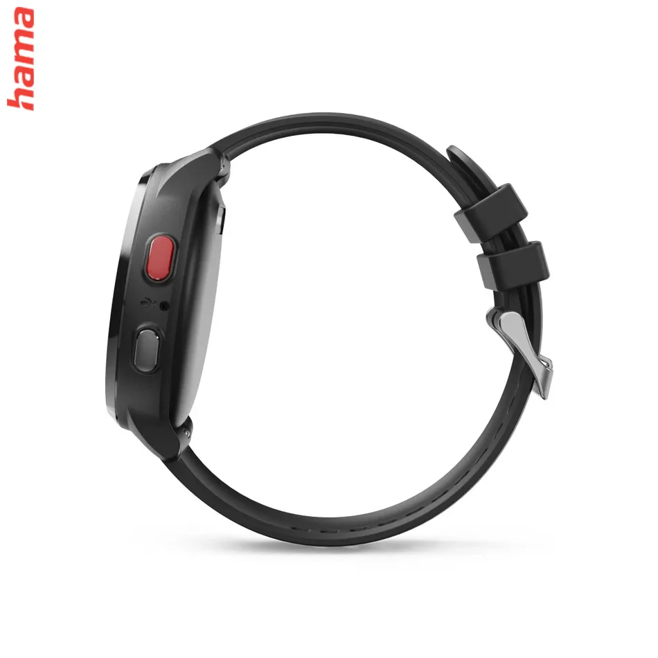 Detské smart hodinky, SIM, GPS, SOS tlačidlo, hlasové/video hovory, čierne