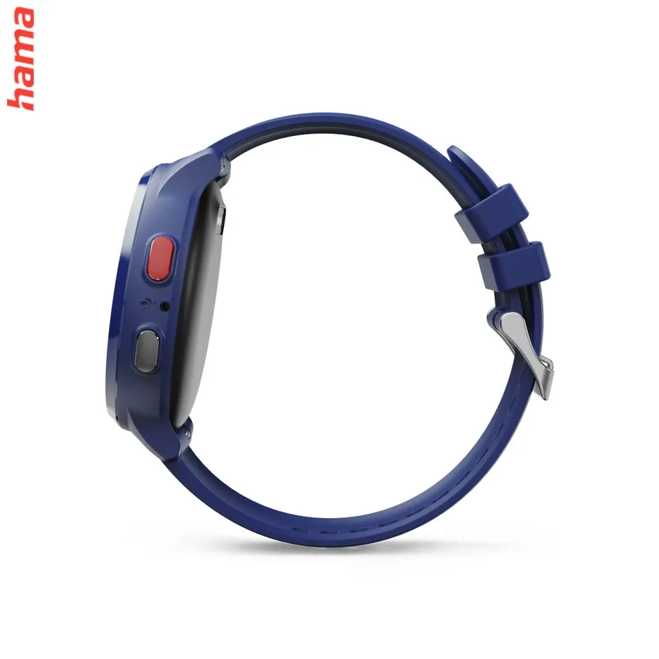 Detské smart hodinky, SIM, GPS, SOS tlačidlo, hlasové/video hovory, modré