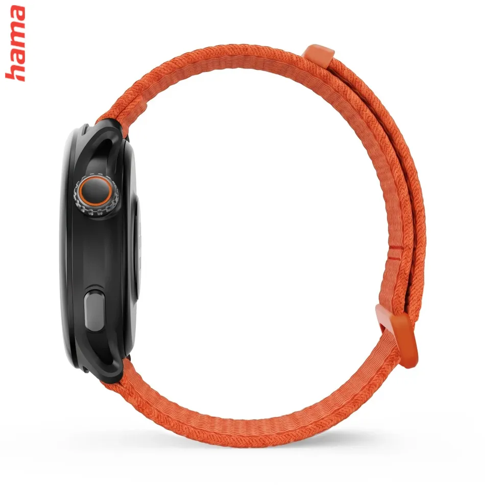 Smart hodinky 9050, bežecké, GPS, offline mapy, 45 mm, 5 ATM, oranžové