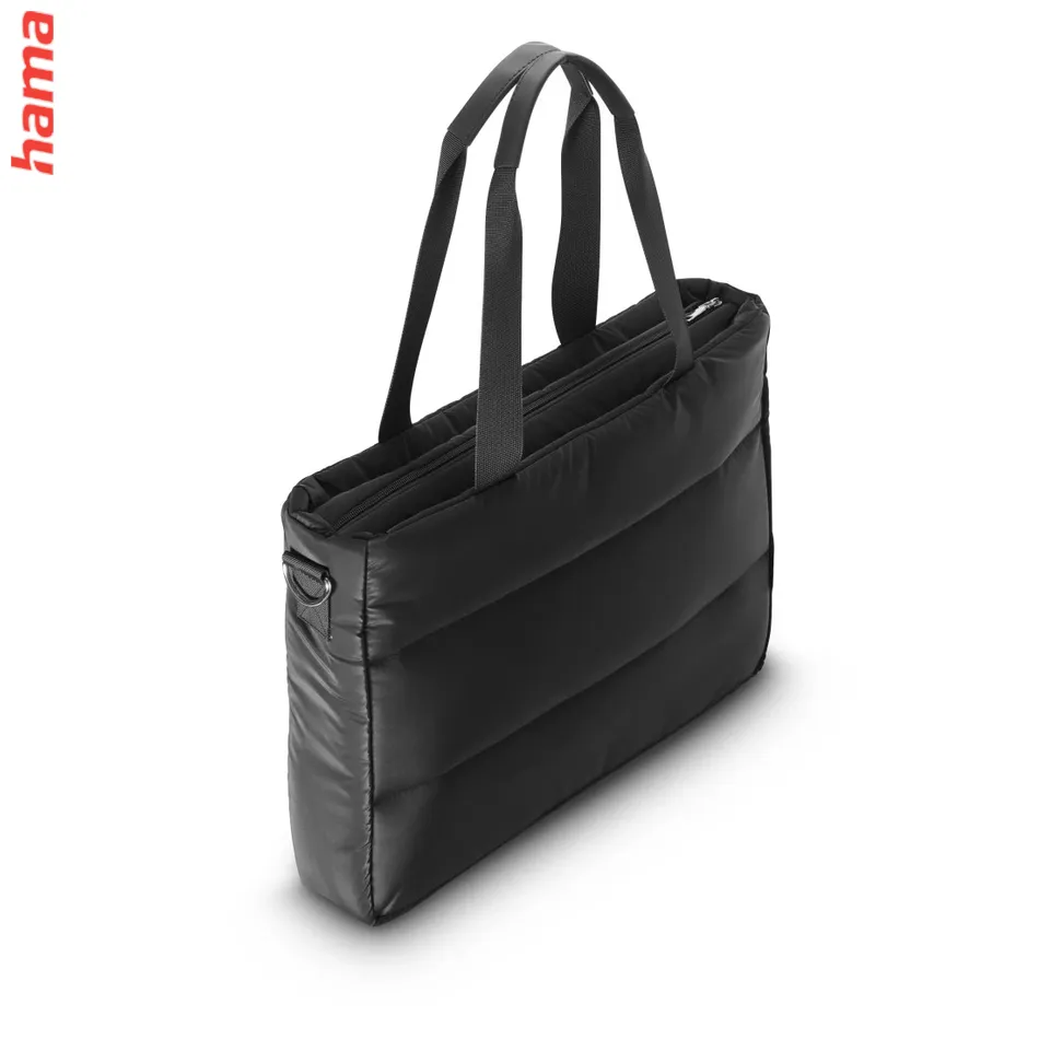 Hama taška na notebook Quilt, shopper, do 17,3 palca (44 cm), čierna