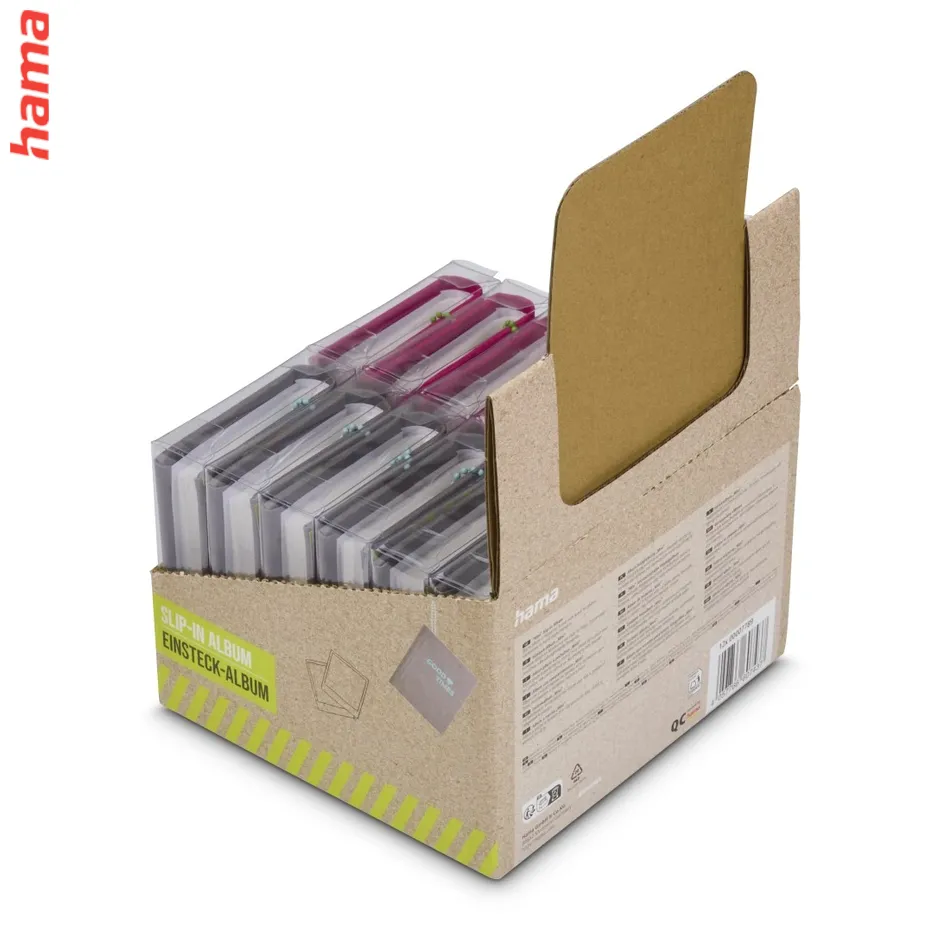 Hama mini fotoalbum na instantné fotky 5,4x8,6 cm, 20 fotiek, sada 12 ks