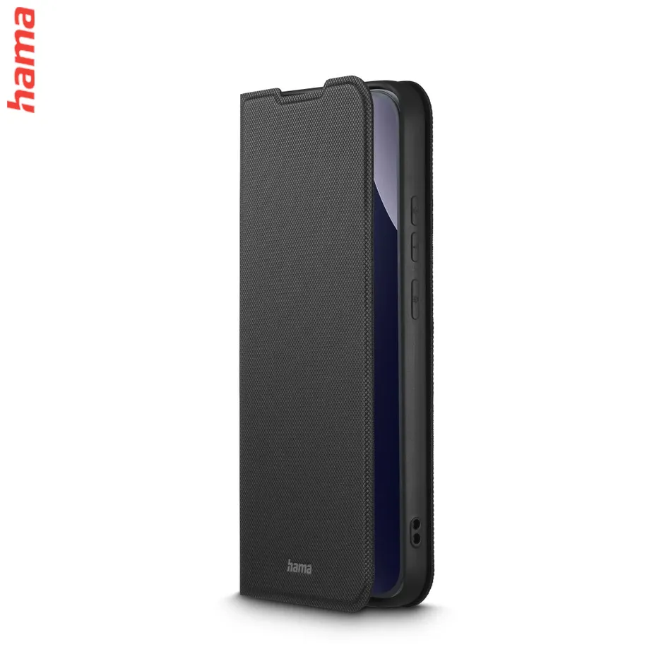 Hama Xiaomi Redmi Note 15 Pro 5G obal, čierne knižkové puzdro, Daily Protect