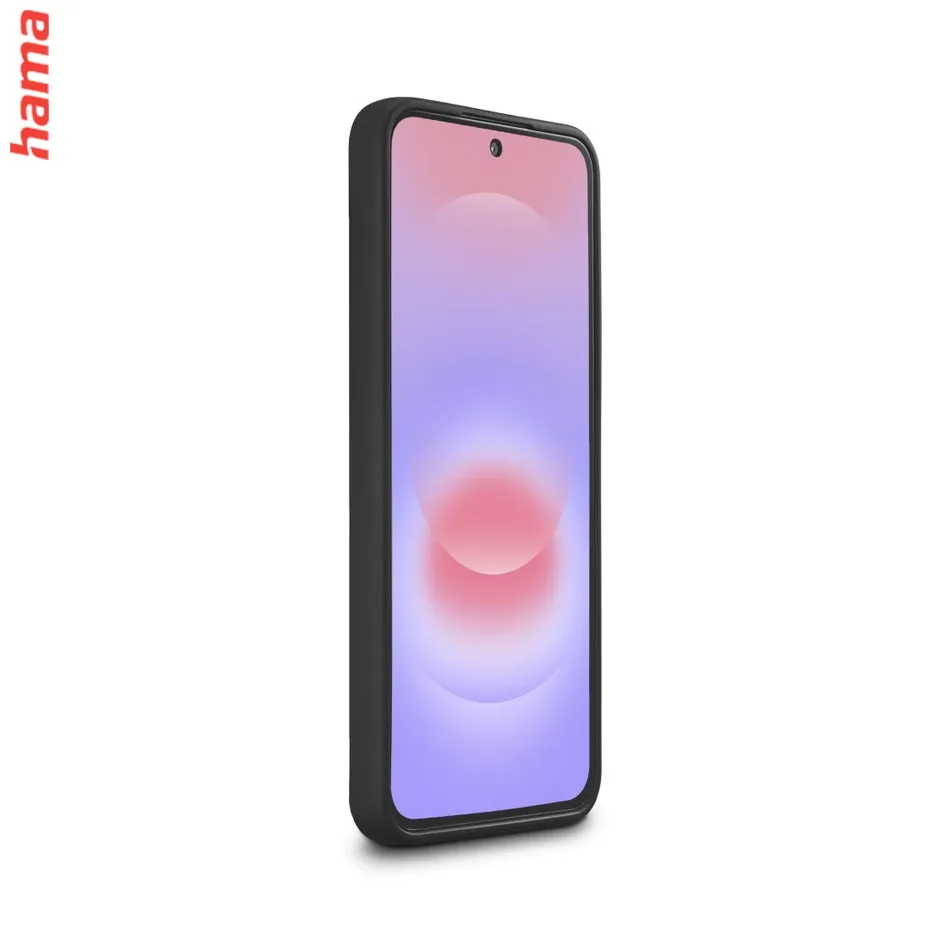 Hama čierny kryt na mobil Samsung Galaxy A37 5G, Fantastic Feel, hebký povrch