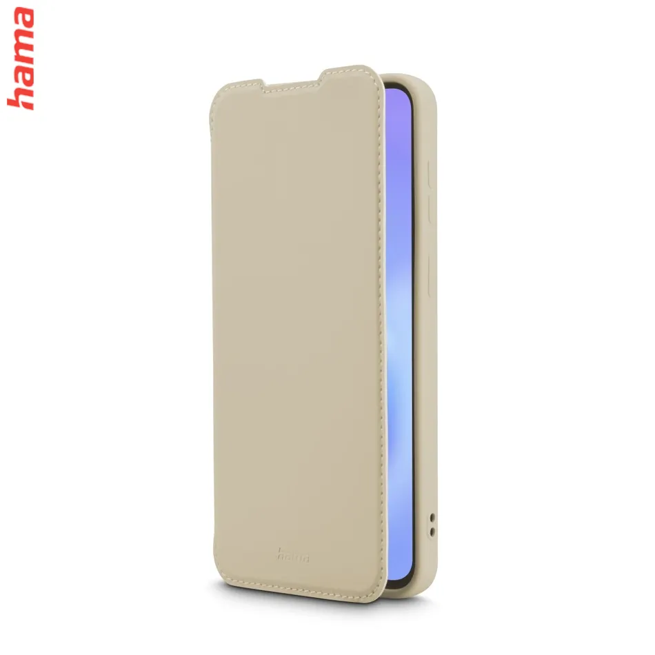 Hama béžový obal na Samsung Galaxy A57 5G, Fantastic Feel, hebký povrch