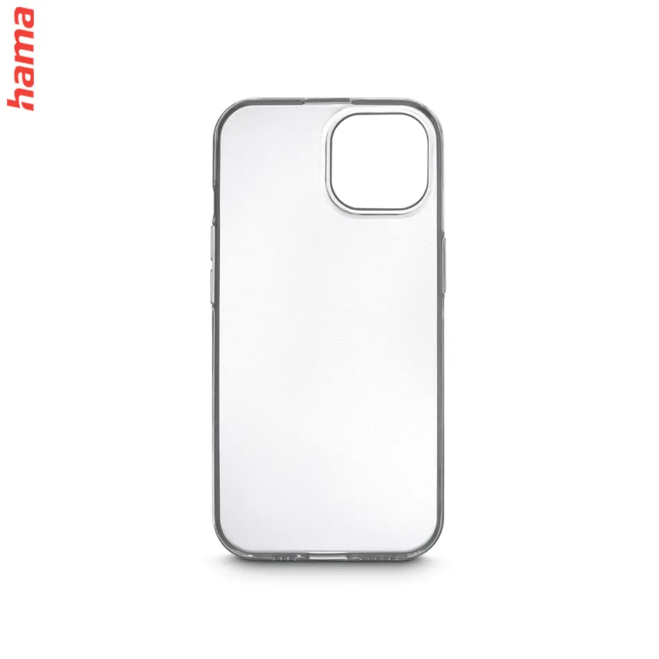 Hama priehľadný kryt na iPhone 15, Always Clear, vyrobený v Nemecku