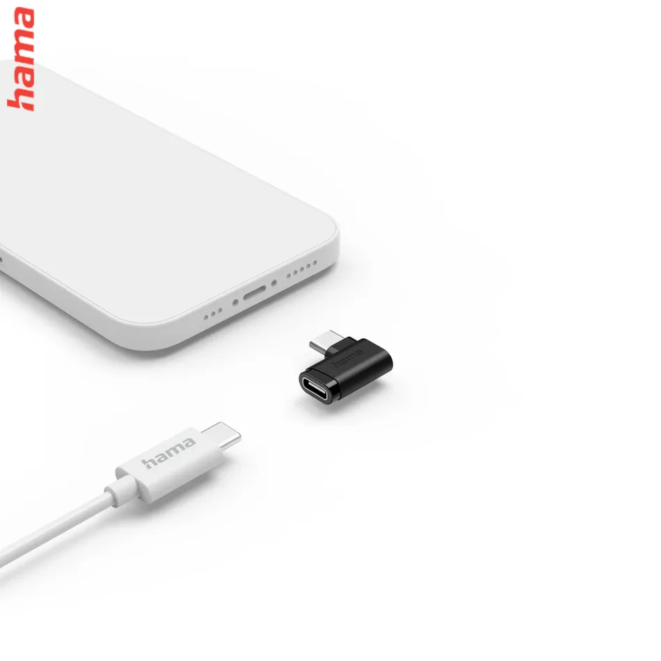 Hama redukcia USB C 3.2 kolmá, 10 Gb/s, 240 W, 2 ks, čierna