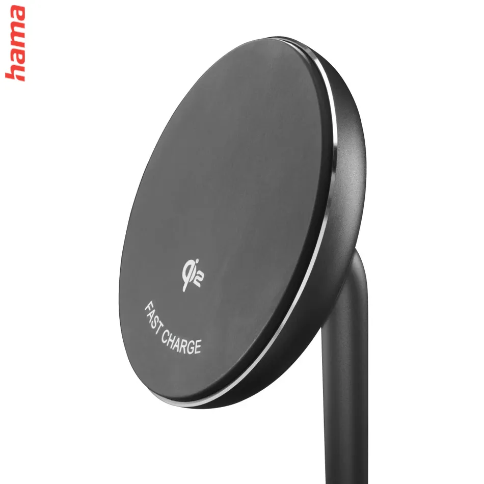 Hama nabíjacia stanica na mobil 2v1, bezdrôtová Qi2, 15 W, čierna