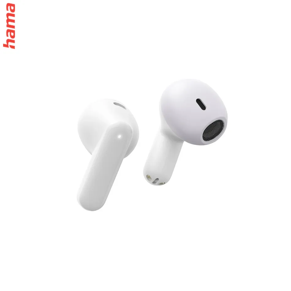 Hama slúchadlá do uší Freedom Light II, Bluetooth, TWS, mikrofón, biele