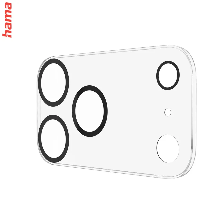 Hama ochrana kamery iPhone 17 Pro Max Cam Protect, tvrdené sklo