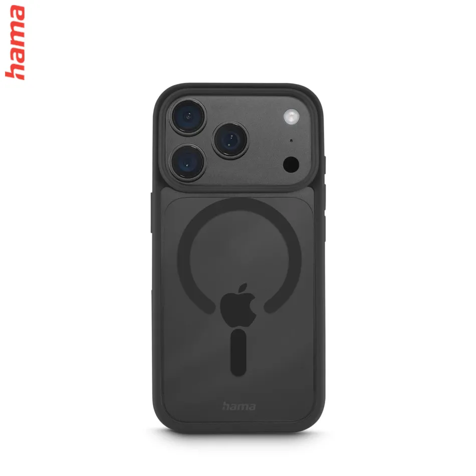 Hama Kryt na iPhone 17 Pro/18 Pro Frame Protect, magnetický čierny rám
