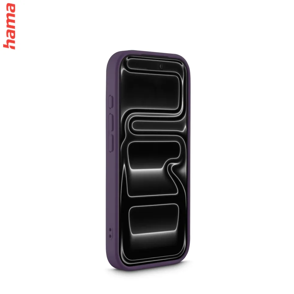 Hama Kryt na iPhone 17 Pro/18 Pro Frame Protect, tmavočervený rám