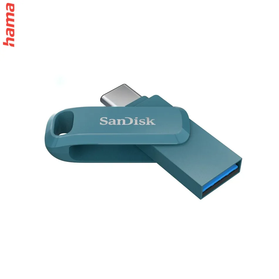 SanDisk Ultra Dual Drive Go USB kľúč 512 GB, USB-C a USB-A, modrý