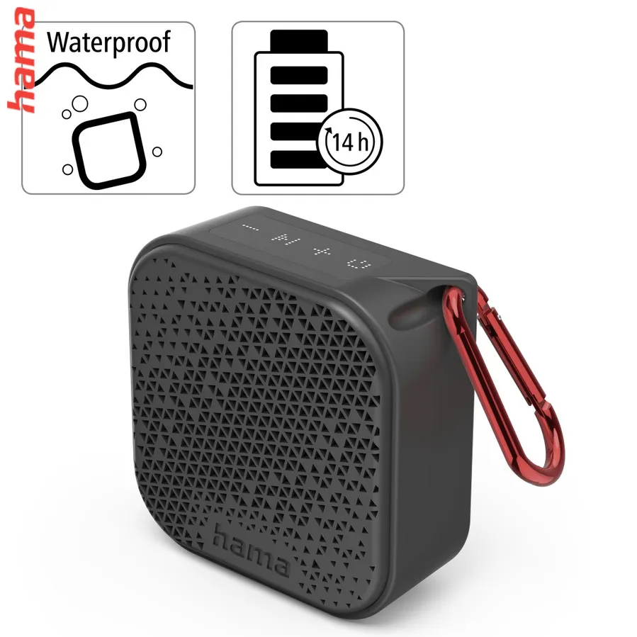 Hama Bluetooth reproduktor Pocket 2.0, čierny