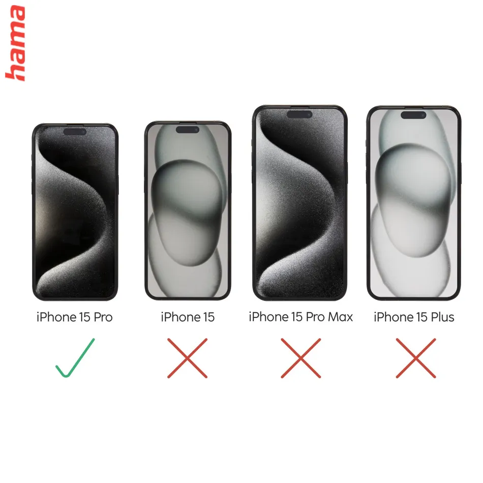 Hama Clear Protect, ochranné sklo na displej pre Apple iPhone 15 Pro