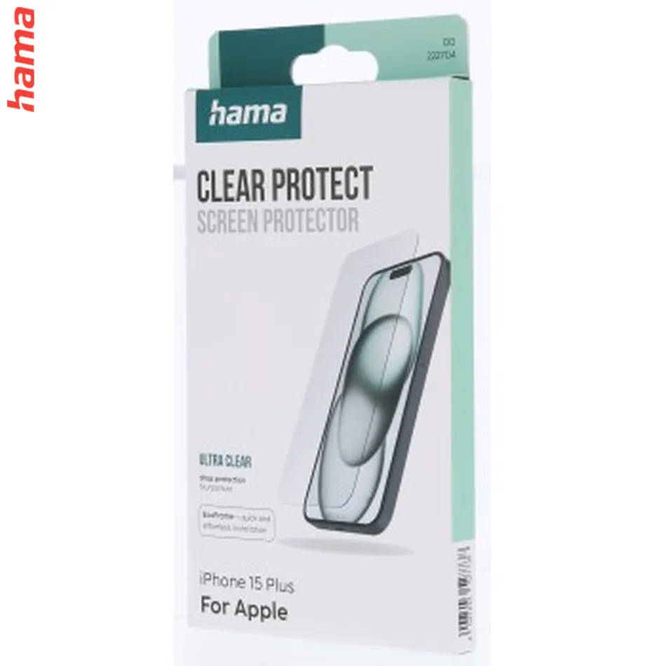 Hama Clear Protect, ochranné sklo na displej pre Apple iPhone 15