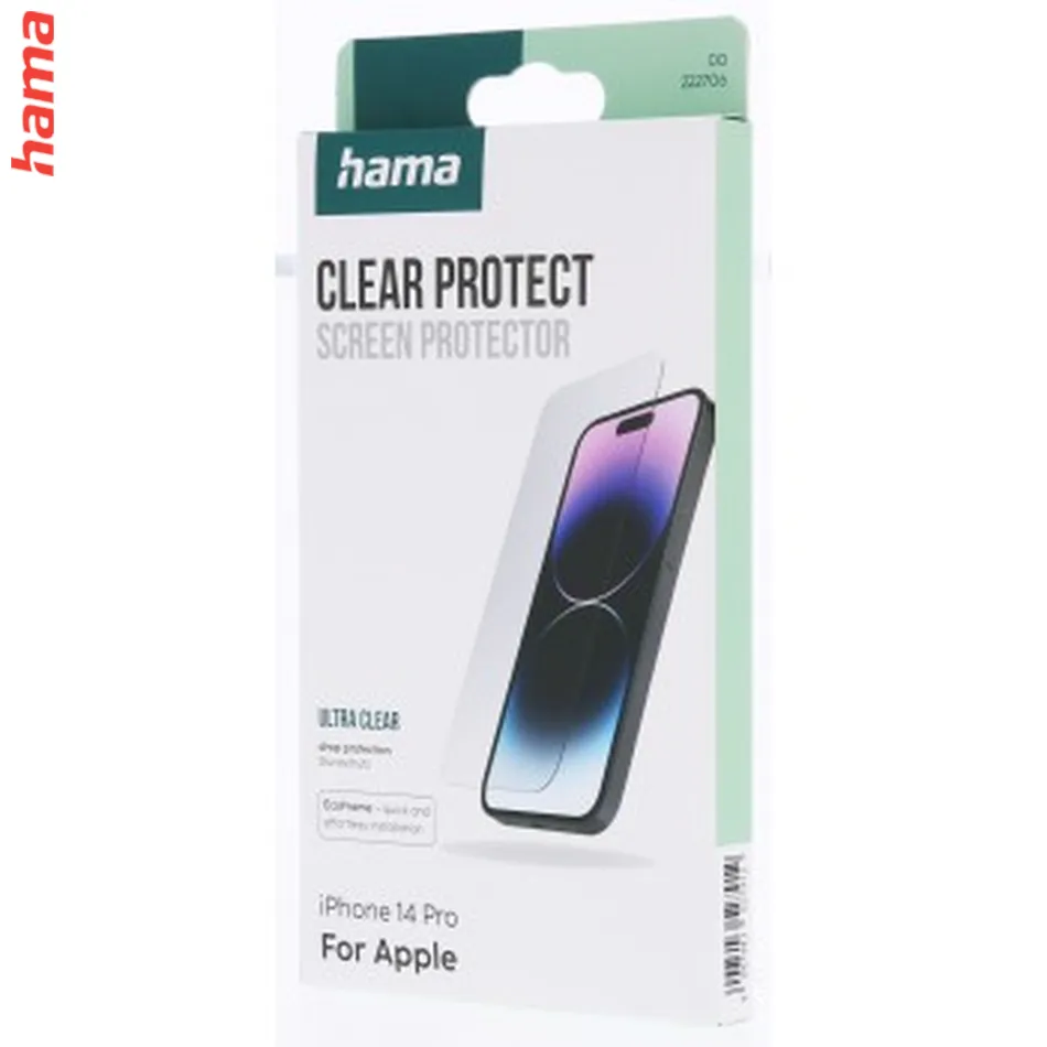 Hama Clear Protect, ochranné sklo na displej pre Apple iPhone 14 Pro