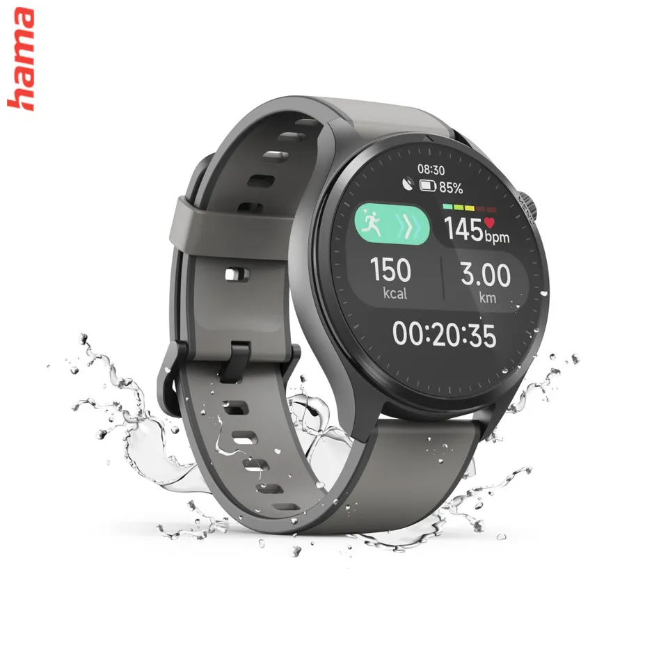 Hama 9000, smart hodinky, GPS, AMOLED 1,43