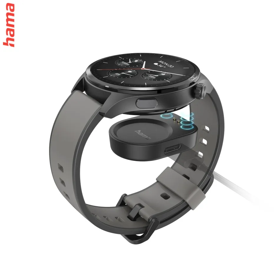 Hama 9000, smart hodinky, GPS, AMOLED 1,43