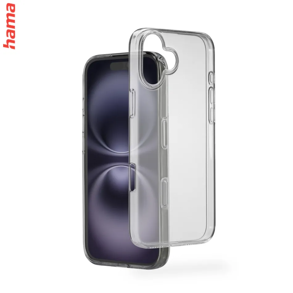 Hama Always Clear, kryt pre Apple iPhone 16 Plus, vždy priehľadný, nezažltne  