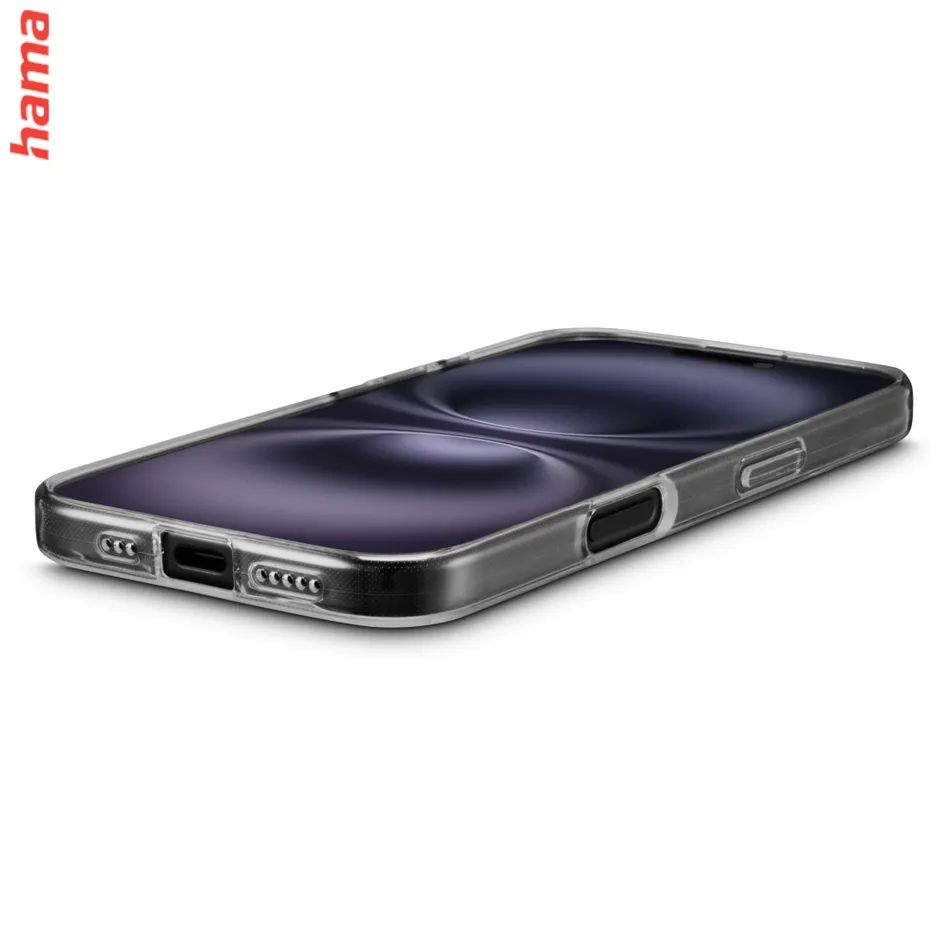 Hama Always Clear, kryt pre Apple iPhone 16, vždy priehľadný, nezažltne  