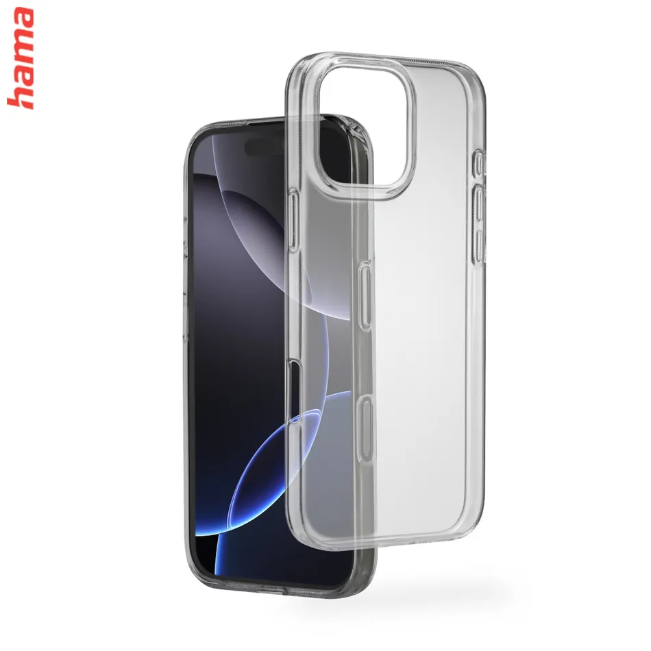 Hama Always Clear, kryt pre Apple iPhone 16 Pro Max, vždy priehľadný, nezažltne  
