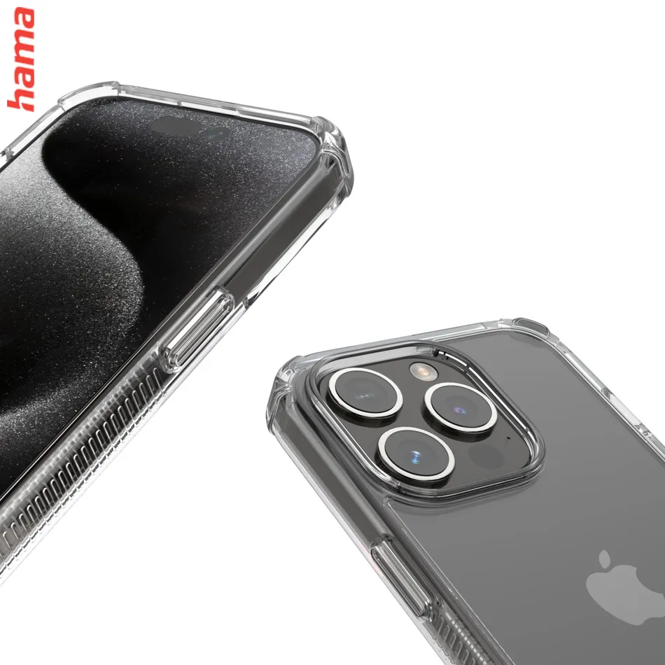 Hama Extreme Protect, kryt pre Apple iPhone 13 Pro, materiál D3O®, nezažltne, priehľadný  