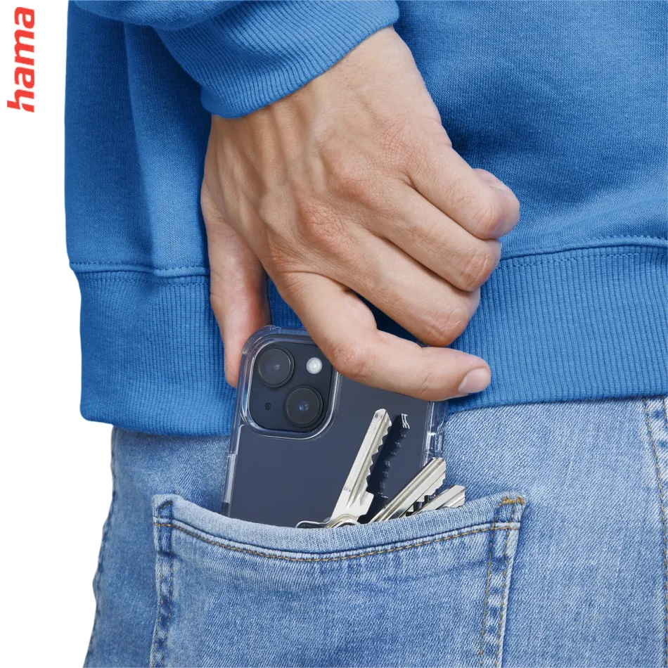 Hama Extreme Protect, kryt pre Apple iPhone 13 Pro, materiál D3O®, nezažltne, priehľadný  