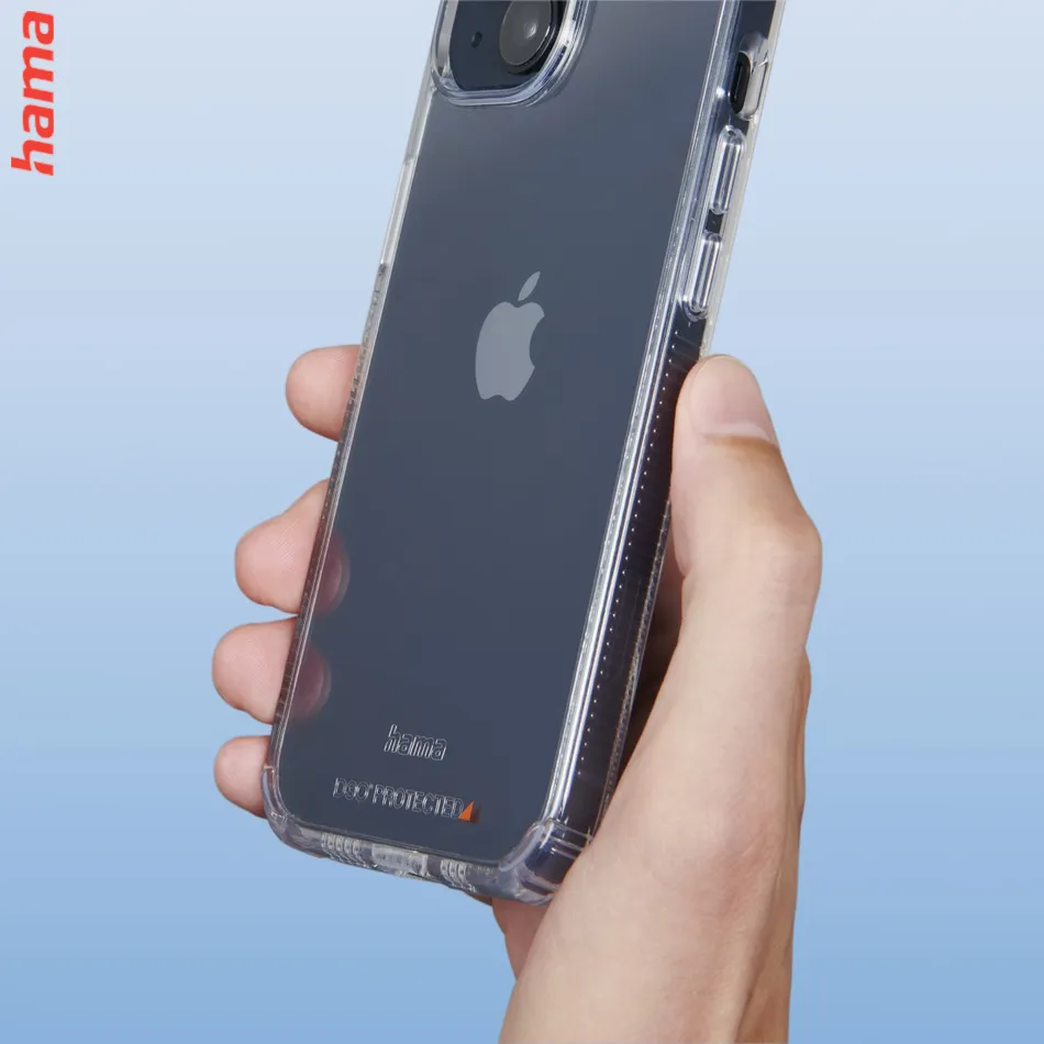 Hama Extreme Protect, kryt pre Apple iPhone 13 Pro, materiál D3O®, nezažltne, priehľadný  