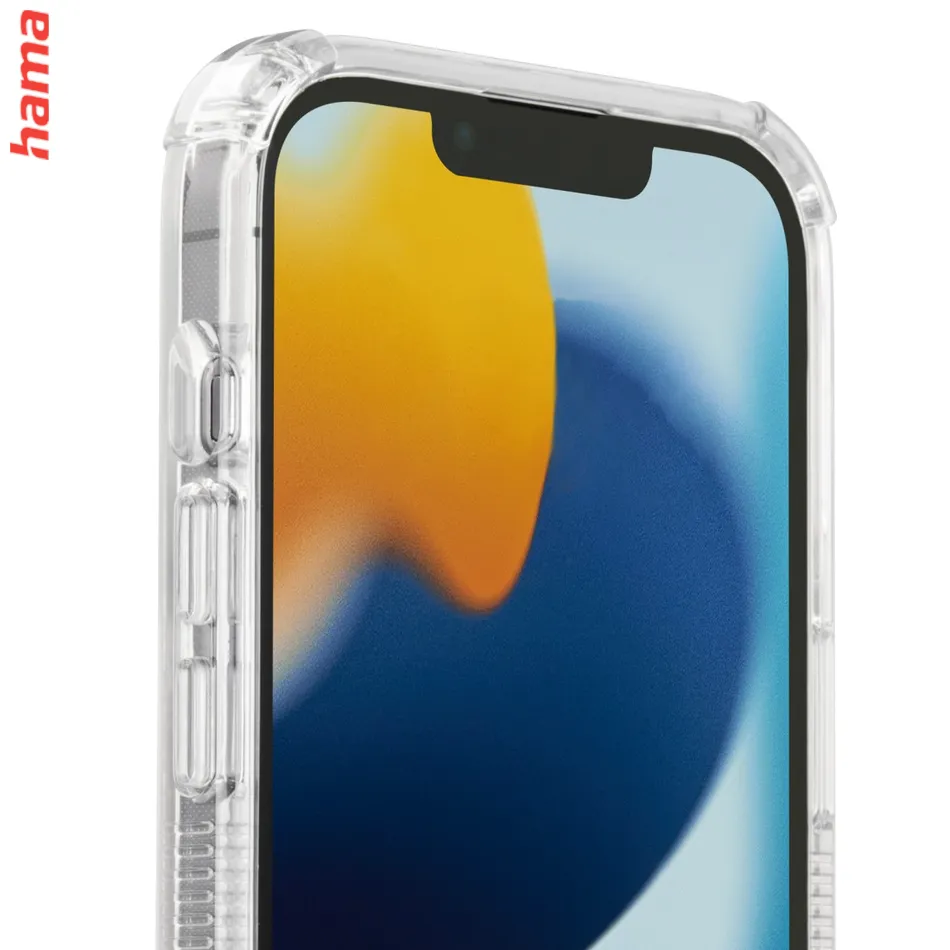 Hama Extreme Protect, kryt pre Apple iPhone 13 Pro, materiál D3O®, nezažltne, priehľadný  