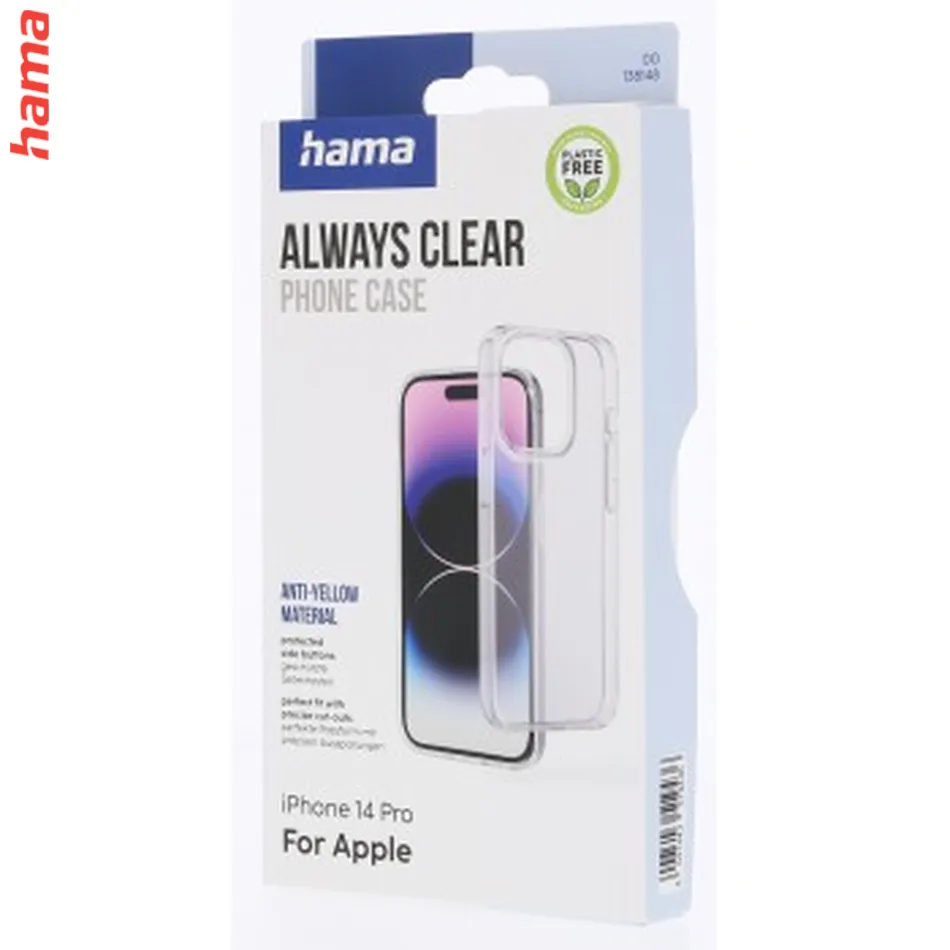 Hama Always Clear, kryt pre Apple iPhone 14 Pro, vždy priehľadný, nezažltne  
