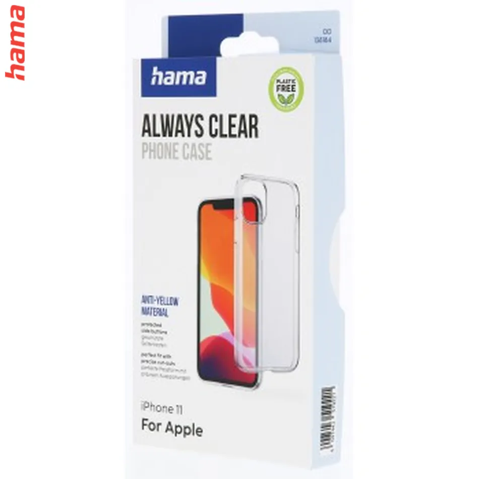 Hama Always Clear, kryt pre Apple iPhone 11, vždy priehľadný, nezažltne  