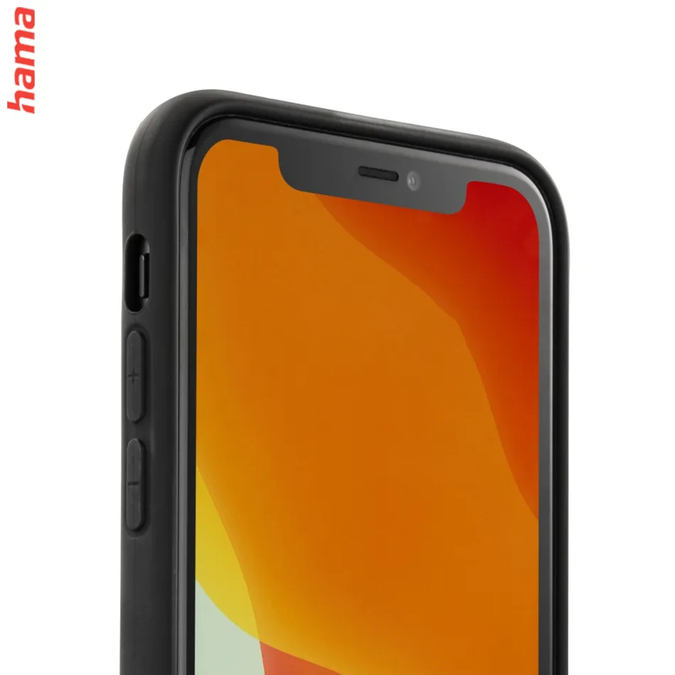 Hama Fantastic Feel, kryt pre Apple iPhone 11, hebký povrch, čierny  