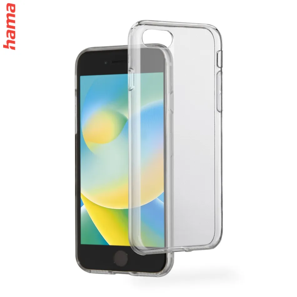 Hama Always Clear, kryt pre Apple iPhone 7/8/SE 2020/SE 2022, vždy priehľadný, nezažltne  