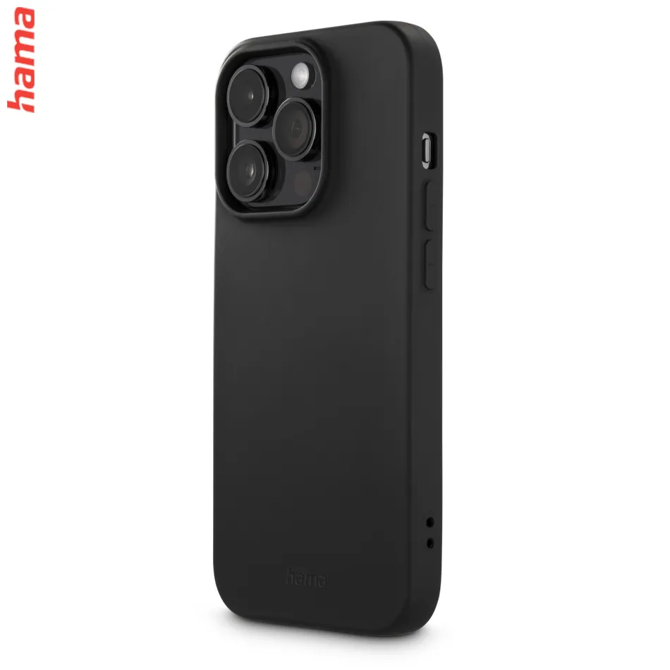 Hama Fantastic Feel, kryt pre Apple iPhone 14 Pro, hebký povrch, čierny  