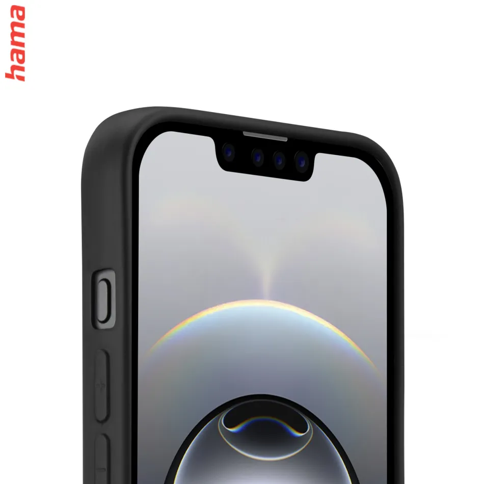 Hama Fantastic Feel, kryt pre Apple iPhone 16e, hebký povrch, čierny  